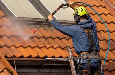 Démoussage et hydrofuge de toiture à Chauffecourt